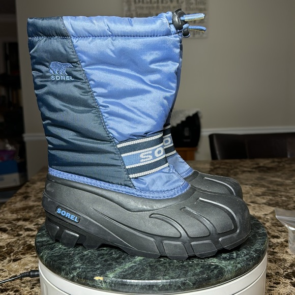 Sorel Insulated Youth ’s Cub Blues Snow Boots Winter Boots - Picture 9 of 12